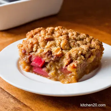 My Familys Best Rhubarb Crisp Recipe Recipe Card