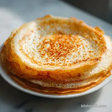 Easy Dosa Recipe with Rice Flour in 20 Min