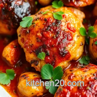 Discover My Favorite Roast Eggplant Chicken Healthy Delight Recipe! Recipe Card