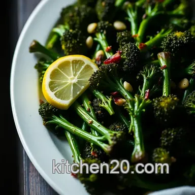 Roasted Broccolini: Garlic & Lemon Perfection (So Easy!) Recipe Card