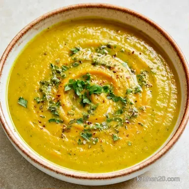 Roasted Summer Squash Soup in 40 Minutes Recipe Card