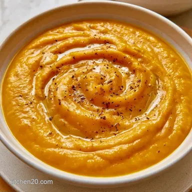 Roasted Summer Squash Soup Recipe Card