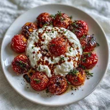 Roasted Tomato Salad with Burrata Recipe Card