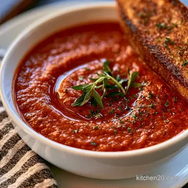 Roasted Tomato Soup for 4 Servings