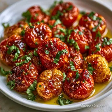 Roasted Tomatoes Olive Oil with Garlic