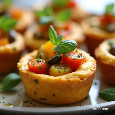 Easy Roasted Veggie Hummus Cups with Lemon Drizzle