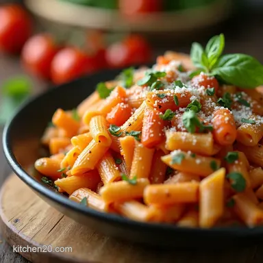 Smart Kitchen Rustic Pasta Bake with PullOut Basket Ease Recipe Card