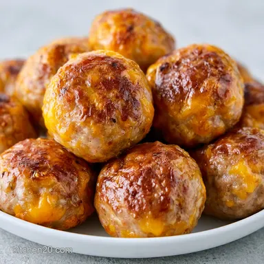 Sausage Cream Cheese Balls in 30 Minutes
