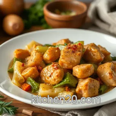 My Grandmother' s Easy Sautéed Chicken with Cabbage & Spices