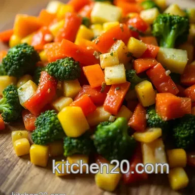 Easy Saut&eacute;ed Frozen Vegetables: My Garlic Herb Medley Recipe Recipe Card