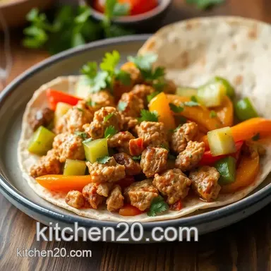 How to Make Delicious Sautéed Turkey Fajitas with Fresh Veggies Recipe Card