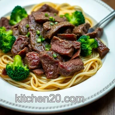 Savory Beef and Noodle Recipe: My Easy Weeknight Comfort Favorite Recipe Card