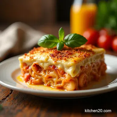 Seafood Lasagna My Creamy Easy Symphony Recipe Recipe Card