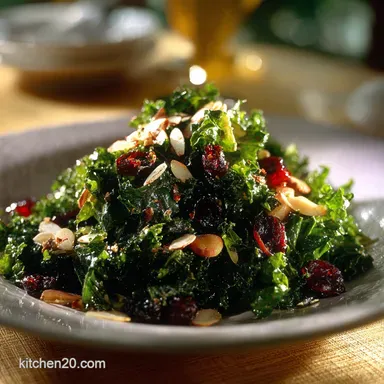 Thanksgiving Salads: The Brightest Kale Sprout Salad for Dinner Recipe Card