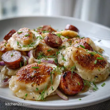 Sheet Pan Pierogies and Kielbasa in 30 Minutes