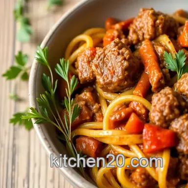 Cozy Simmered Lamb Ragu for Cozy Nights: Hearty & Delicious Comfort Food Recipe Card