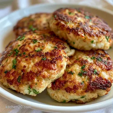 Simple Imitation Crab Cakes: 4 Servings Recipe Card