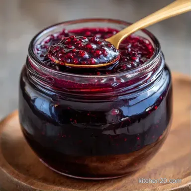 Mulberry Syrup in 30 Minutes Recipe Card