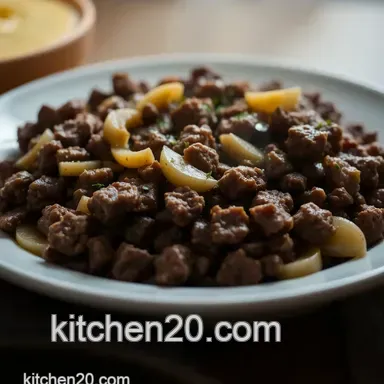 Easy Comfort: How Simple Savoury Mince Saves Dinner! Recipe Card