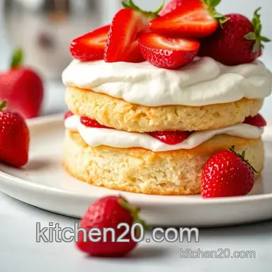 Strawberry Shortcake Recipe: Simply Scrumptious & Homemade! Recipe Card