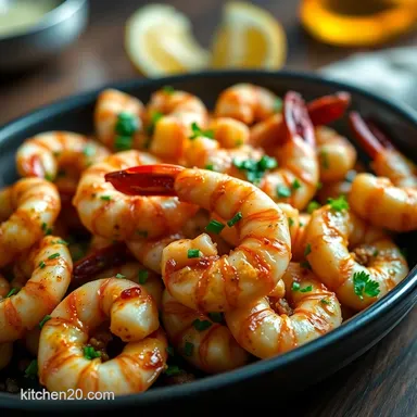 Sizzling Garlic Shrimp Recipe: Gambas al Ajillo in 18 Mins! Recipe Card