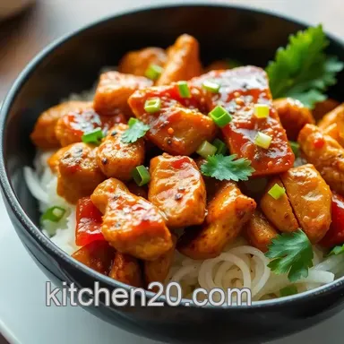 Delicious Skillet Korean Chicken Bowl in 30 Minutes: Weeknight Comfort!