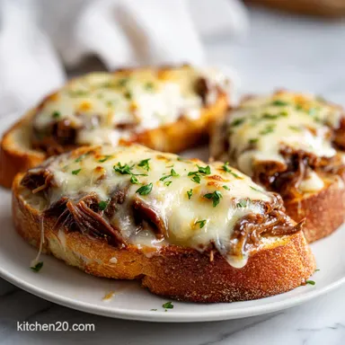 Sloppy Joe French Bread Pizza: Crispy Recipe Card