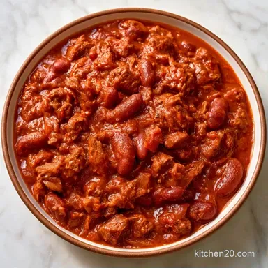 Gluten Free Chili with Ground Beef Recipe Card