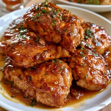 Balsamic Chicken Thighs: Slow Cooker