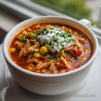 Slow Cooker Buffalo Chicken Chili: Creamy & Delicious Recipe Card