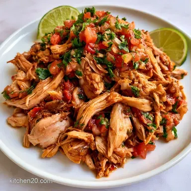 Slow Cooker Chicken Fajitas with Salsa Recipe Card