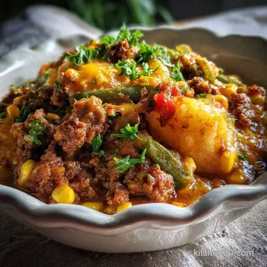 Slow Cooker Cowboy Casserole: Hearty & Savory