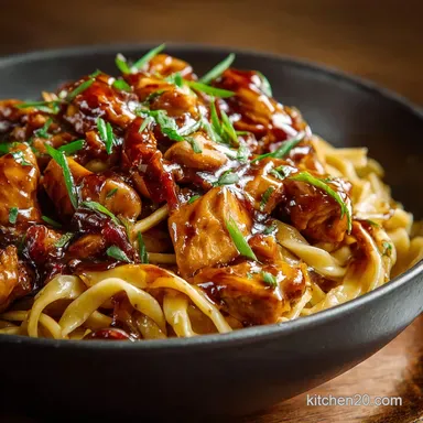 Slow Cooker Honey Garlic Chicken Noodles Ultimate Sticky Glaze