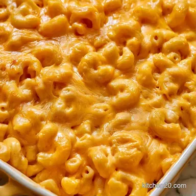 Slow Cooker Macaroni and Cheese for 10 Recipe Card