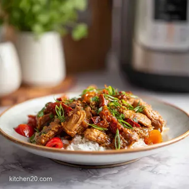 Mississippi Chicken Slow-Cooked for 6 Hours Recipe Card