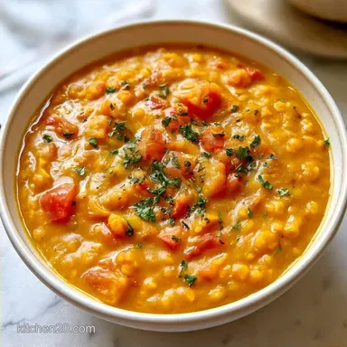 Slow Cooker Red Lentil Curry: Meal Prep