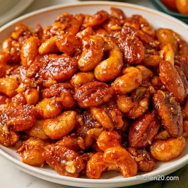 Slow Cooker Spiced Nuts for 16 Servings