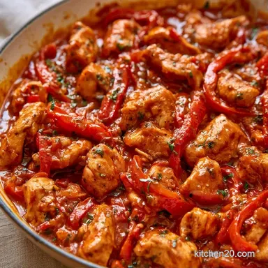 Slow Cooker Spicy Red Pepper Chicken (4) Recipe Card