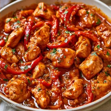 Slow Cooker Spicy Red Pepper Chicken (4)