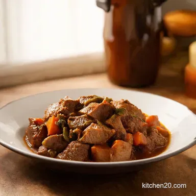 OnePot Slow Cooker Wonders Sunday Roast Stew Easy Peasy Recipe Card