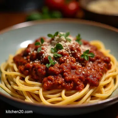 The Ultimate SlowSimmered Spaghetti Meat Sauce Recipe Recipe Card