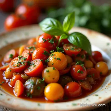 Easy SlowCooker Ratatouille Taste of Provence Recipe Card