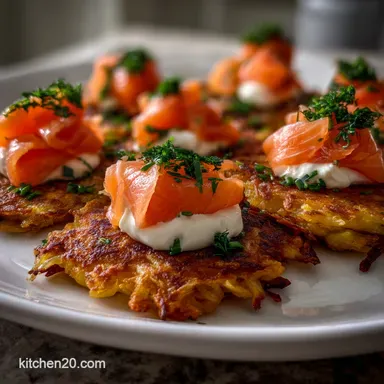 New Year s Eve Appetizer with Smoked Salmon: Crispy Recipe Card