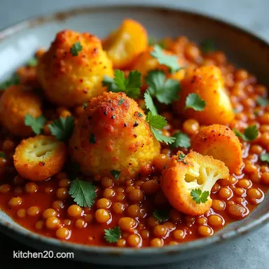 Fiery Feast Make Smoky Lentils with Harissa Cauliflower