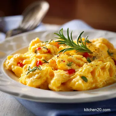 Soft and Creamy Scrambled Eggs: Secret to Custardy, French-Style Perfection