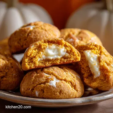 Pumpkin Cream Cheese Cookies: Ultra Soft Pillowy Fall Treat Recipe Card