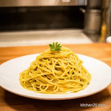 Easy Spaghetti Aglio e Olio My Weeknight Wonder Recipe Card