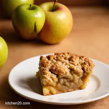 Speedy Apple Crumble Quick Easy Desserts for One Recipe Card