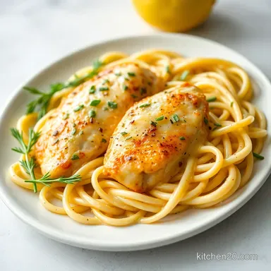Speedy Chicken Scallopini: Lemon-Butter Heaven! Recipe Card