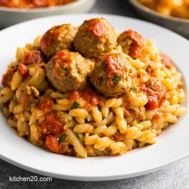 Speedy Meatball Orzo Bake Weeknight Meals Are Made for This Recipe Card
